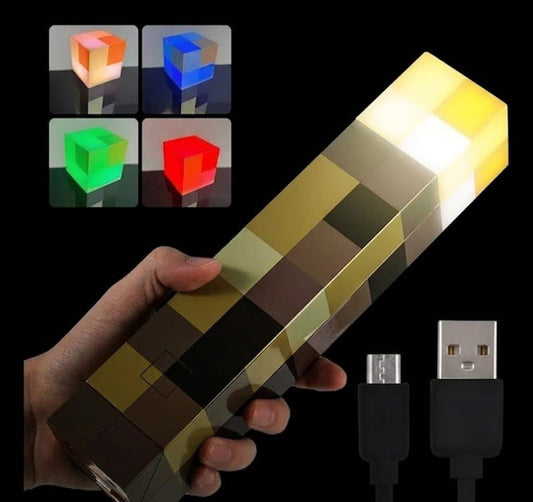 LAMPARA ANTORCHA  MINECRAFT